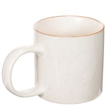 Artikel Keramiktasse mit Lebkuchen-Hausmotiv und Reliefmuster 9 cm