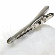 Artikel Dekorationstauben mit Clip aus Styropor, Federn und Kunststoff 14 cm Weiss 2er-Set