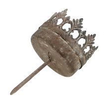 Artikel Teelichthalter Antik Ø5cm H10cm Grau 4St