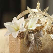 Artikel Künstliche Tigerlilie weiss Bund mit 6 Stück 29 cm für Innenbereich