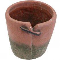 Artikel Beton-Übertopf Ø18cm H17cm Terracotta und Grün