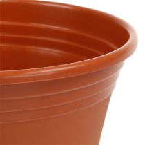 Artikel Topf „Irys“ Plastik Terrakotta Ø17cm H14cm, 1St