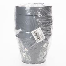 Artikel Blumentopf mit Gänseblümchen Motiv für stilvolle Innenraumgestaltung 11cm 4St