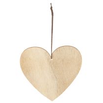 Artikel Holzherz mit Gravur Spruch Natur 11,5×10,5cm 8er-Set