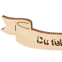 Artikel Holzbanner mit Trauersprüchen 16 × 4,5 cm Natur FSC-zertifiziert 12 Stück