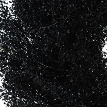 Artikel Eleganter Trockenblumen Kranz Schwarz Metallic Lepidium Ø33cm – Moderner Wandkranz, Tischdeko, Türkranz