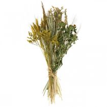 Artikel Trockenblumen DIY Toolkit Gelb für Kreativ-Bouquet und Deko-Kranz 60cm – Naturprodukt