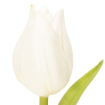 Artikel Künstliche Tulpen aus Polyester 21 cm Weiss 6er-Set