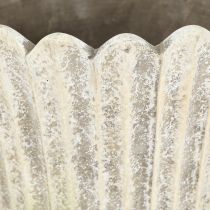 Artikel Übertopf Deko Pokal Antik Steinguss Grau Ø20cm H30,5cm