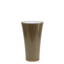 Artikel Vase „Fizzy“ Ø13,5cm H20cm Platingrau, 1St