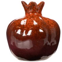 Artikel Keramik Granatapfel Dekoration Rot Glänzend 14cm