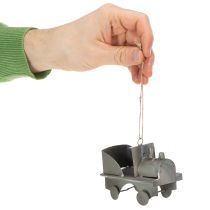 Artikel Vintage Deko Auto Metall Fahrzeuge zum Hängen Sortiert 9-10cm 4St