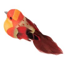 Artikel Künstliche Deko-Vögel mit Draht, Schaumstoff, Farbenvielfalt, 8 cm, 12 Stück, für kreative Dekorationen