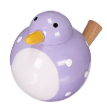 Artikel Vogel-Dekofiguren aus Holz, 6 cm, Lila/Rosa/Pink, Set für Wohnraum- und Frühjahrsdekoration