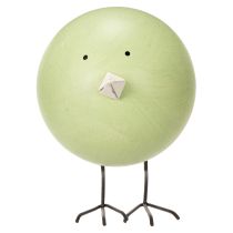 Artikel Deko-Küken aus Holz und Metall, 3er-Set, 12 cm, Pastellfarben für Frühling und Ostern