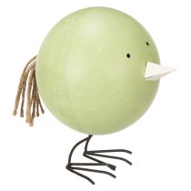 Artikel Deko-Küken aus Holz und Metall, 3er-Set, 12 cm, Pastellfarben für Frühling und Ostern