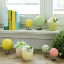 Artikel Küken Dekofiguren mit rundem Design für leichte und verspielte Akzente 9,5cm 3St