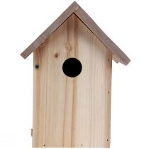 Artikel Vogelhaus Nistkasten aus Tannenholz für Aussenbereiche 23cm Natur/Braun oder Natur/Beige