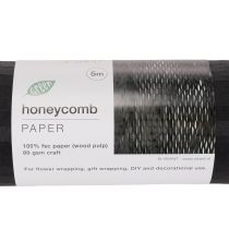 Artikel Schwarze Wabenpapier Rolle 50 cm x 5 m für Basteln und Verpacken