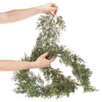 Artikel Künstliche Wacholdergirlande aus Kunststoff, Grün, 185 cm, Weihnachtliche Dekoration für Innen
