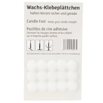 Artikel Wachsklebeplättchen für Kerzen Klebeplättchen Weiß 15 St