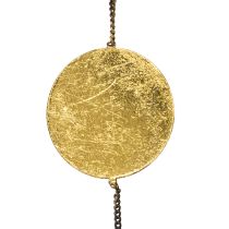 Artikel Wanddekoration aus Metall in Schwarz und Gold, 125 cm, ideal für Weihnachten und Wohnräume