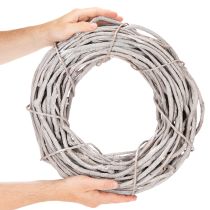 Artikel Weidenkranz aus geweissten Zweigen 40cm