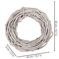 Artikel Weidenkranz aus geweissten Zweigen 40cm