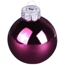 Artikel Weihnachtsbaumkugeln aus Glas Ø6cm Berry-Mix 24 Stück