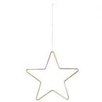 Artikel Weihnachtsdeko Metallstern Stern Anhänger Gold Ø15cm 6 St