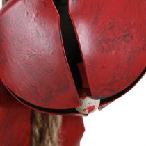 Artikel Weihnachtsdeko zum Hängen Rote Schellen mit Schleife 51cm, Festliche Hängedeko, Weihnachtsanhänger, Türkranz