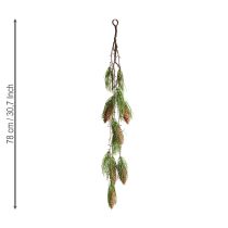 Artikel Künstliche Weihnachtsgirlande mit Zapfen für festliche Dekoration