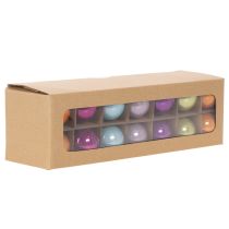 Artikel Christbaumkugel-Set Glas bunt glänzend 40mm 24 Stück für Innenbereich