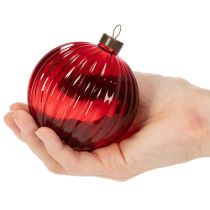 Artikel Weihnachtskugeln Glas Rot 8 cm Set à 12 Stück