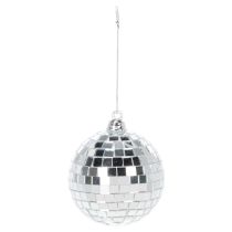 Artikel Weihnachtskugeln 7cm Spiegeloptik Silber 6er-Set