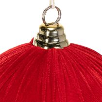 Artikel Weihnachtskugeln Samtoptik Rot Ø 20 cm 3 Stück