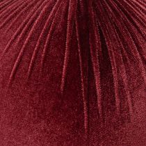 Artikel Weihnachtskugeln Rot Samt 25cm 2er-Set für Innenbereich