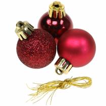 Artikel Christbaumschmuck Weihnachtskugel Rot 3cm 14 St