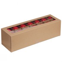Artikel Weihnachtskugeln Rot Baumkugeln Glas Glanz Ø6cm 24 St