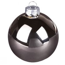 Artikel Weihnachtskugeln aus Glas Silber und Apricot Ø 6 cm 24 Stück