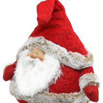 Artikel Weihnachtsmann Dekofigur Kantenhocker Rot Weiss 28×22×88cm