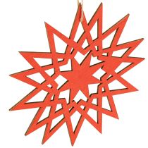 Artikel Holzsterne Weihnachten 8 Stück zum Aufhängen 12–15 cm Rot Weiss Blau Natur