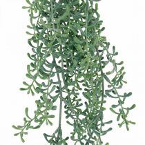 Artikel Grünpflanze hängend künstlich Hängepflanze mit Knospen Grün, Weiß 100cm