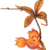 Artikel Künstlicher Weissdornzweig aus Kunststoff 75 cm in Herbstfarben für Innenbereiche