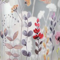 Artikel Windlichter aus Glas mit Mohnblumenmotiv Silber 12,5 cm 2 Stück