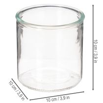 Artikel Glaszylinder Vase transparent 10cm 3er-Set für Innenbereiche