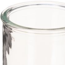 Artikel Glaswindlicht rund klares Glas Teelichthalter 8 cm 3er-Set