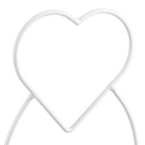 Artikel Windlicht Herz Weiß Windlichthalter Glas Ø12cm H30cm 2St