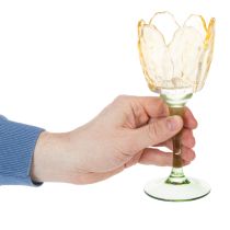 Artikel Teelichthalter Tulpe Blütenmotiv Dekoration für romantische Stimmung und elegantes Ambiente 20cm