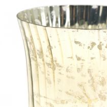Artikel Windlicht Glas Teelichthalter Teelichtglas Ø11cm H14,5cm
